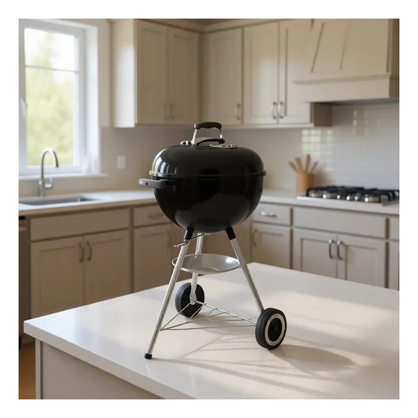 Weber Classic Kettle 47 Cm Siyah Kömürlü Mangal - Görsel 5