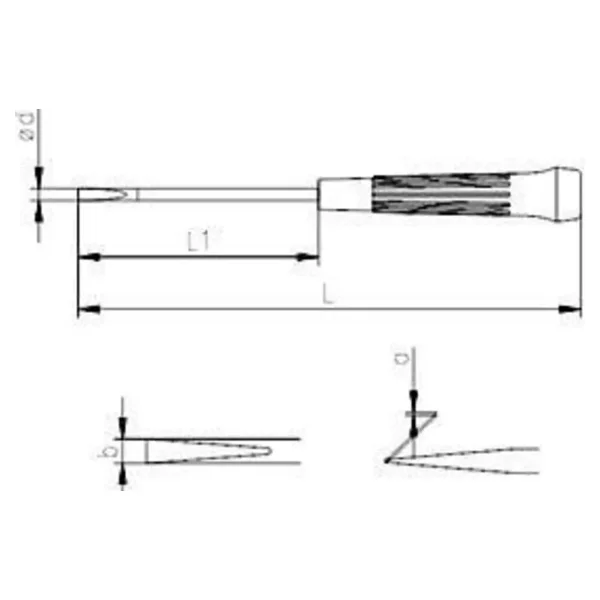 İzeltaş 4500172580 Elektronikçi Klemens 2.5x80 Mm Düz - Görsel 6