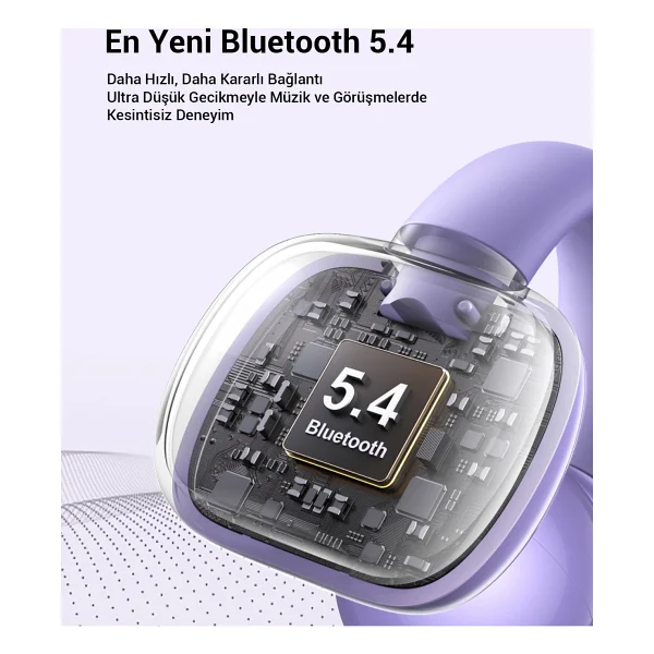 Ugreen Hitune S3 TWS Lila Kulak İçi Bluetooth Kulaklık - Görsel 4