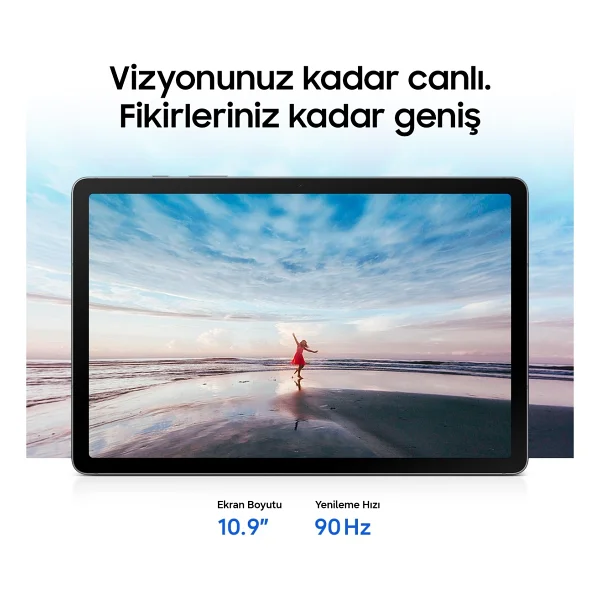 Samsung Galaxy Tab S10 Lite Sm-X400 Gümüş 128 GB 10.9" Tablet - Görsel 3