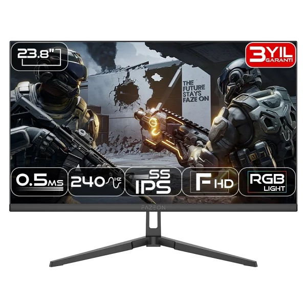Fazeon X24f241s 23.8" 0.5 Ms Full HD Ips 240 Hz Oyuncu Monitörü - Görsel 9