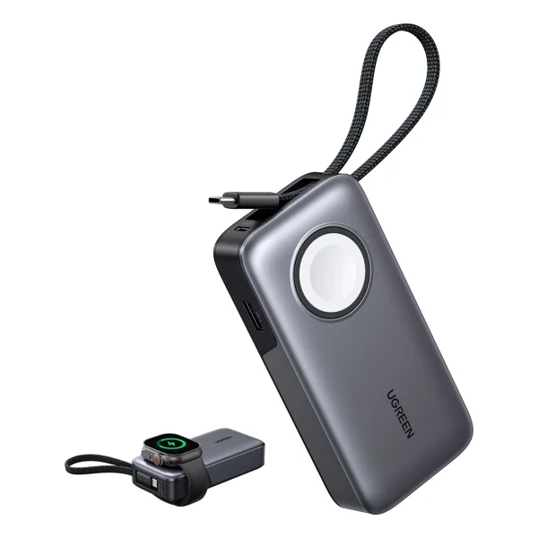 Ugreen 55434b 10000 mAh Hızlı Şarj Kablosuz Powerbank - Görsel 10