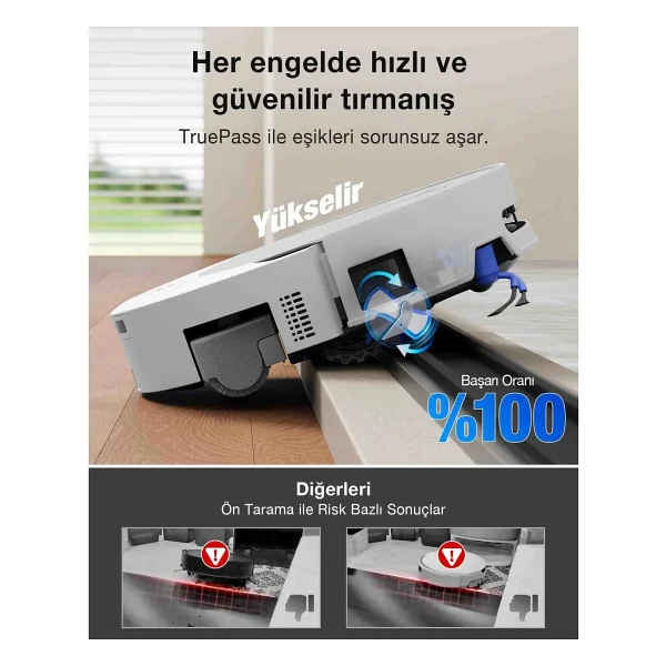 Ecovacs Deebot T90 Omni Çöp İstasyonlu Akıllı Robot Süpürge - Görsel 8