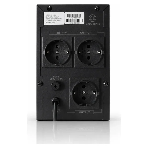 Vonısca Kesintisiz Güç Kaynakları D-1500 1500va Lcd Kesintisiz Güç Kaynağı Line Interactive 2x12v 9ah Ups Bilgisayar Kamera Ofis - Görsel 7