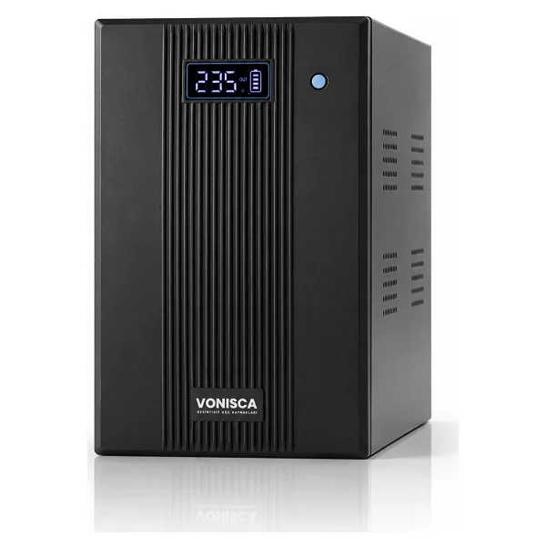 Vonısca Kesintisiz Güç Kaynakları D-1500 1500va Lcd Kesintisiz Güç Kaynağı Line Interactive 2x12v 9ah Ups Bilgisayar Kamera Ofis - Görsel 6