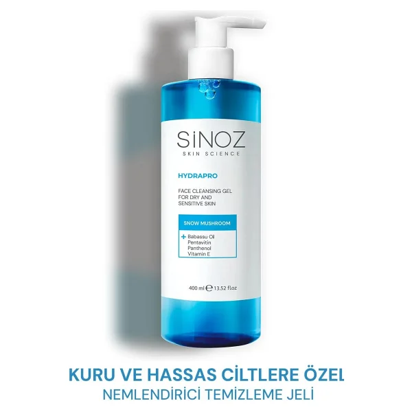 Sinoz Hydrapro 400 Ml Yüz Temizleme Jeli - Görsel 2