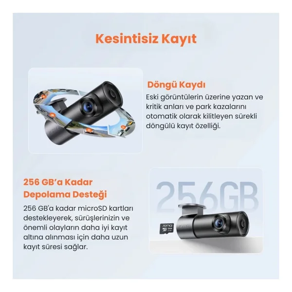70mai M310 Plus 3k Ön Araç Kamerası - Görsel 10