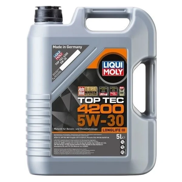 Liqui Moly Top Tec 4200 5w-30 5 Lt Motor Yağı - 2025 - Görsel 5