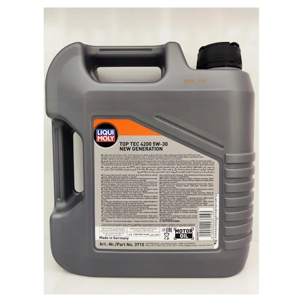 Liqui Moly Top Tec 4200 5w-30 5 Lt Motor Yağı - 2025 - Görsel 3