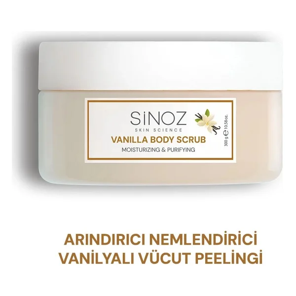 Sinoz Vanilya Arındırıcı Ve Nemlendirici 300 Gr Vücut Peelingi - Görsel 2