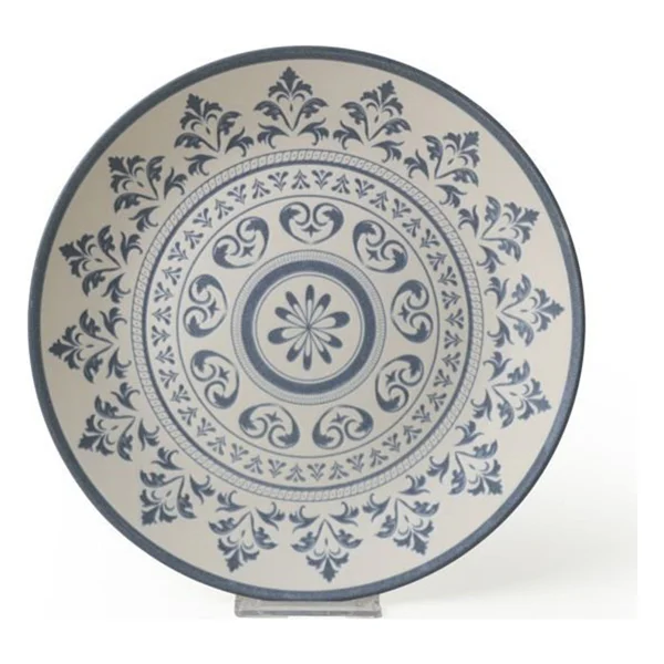 Keramika Dc Mavi Dekor Servis Tabak 25 cm - Görsel 2