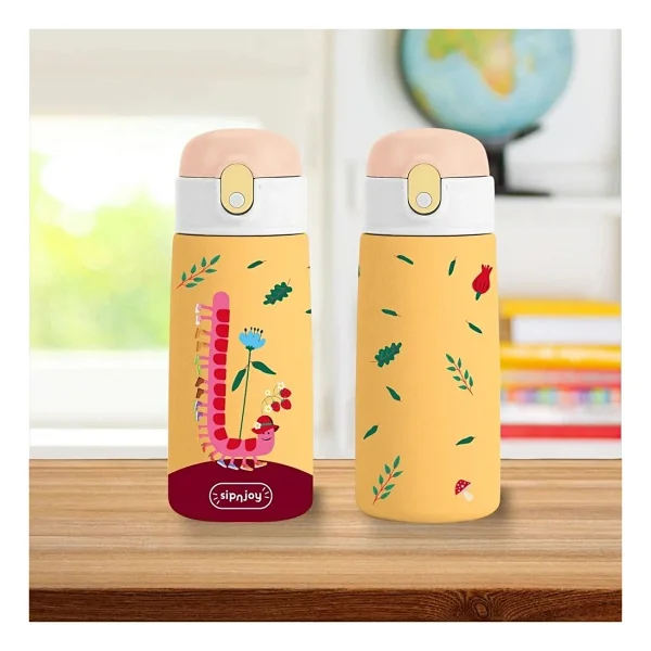 Sipnjoy - Sipsquad Çocuk Su Termosu 480 Ml - Twisty Joy (4 Adet) - Görsel 3