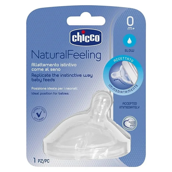 Chicco Natural Feeling Normal Akış 0 Ay+ Biberon Emziği - Görsel 6