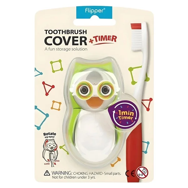 Flıpper Owl Zaman Ayarlı Fırça Saklama Kabı - Görsel 3