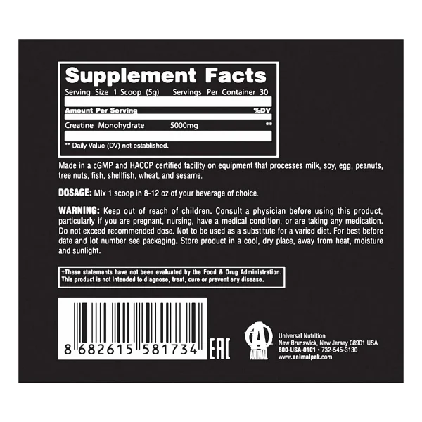 Animal Whey 150 Gr Creatine Monohydrate - Görsel 2