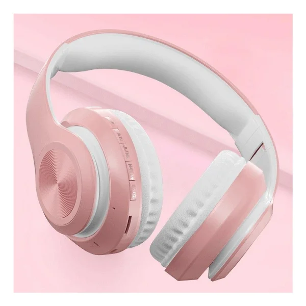 Torima P68 Pembe Kulak Üstü Bluetooth Kulaklık - Görsel 8