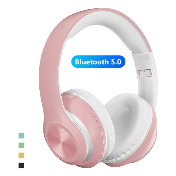 Torima P68 Pembe Kulak Üstü Bluetooth Kulaklık - Görsel 10