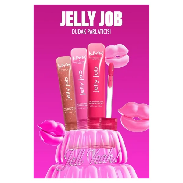 Nyx Professional Makeup Jelly Job 12 Jelly Squeeze Dudak Parlatıcısı - Görsel 7