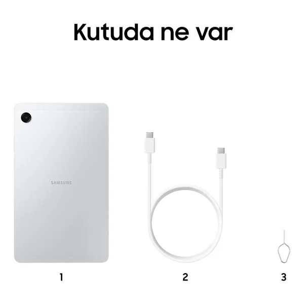 Samsung Galaxy Tab A11 Sm-X130 Gümüş 64 GB 8.7" Tablet - Görsel 7