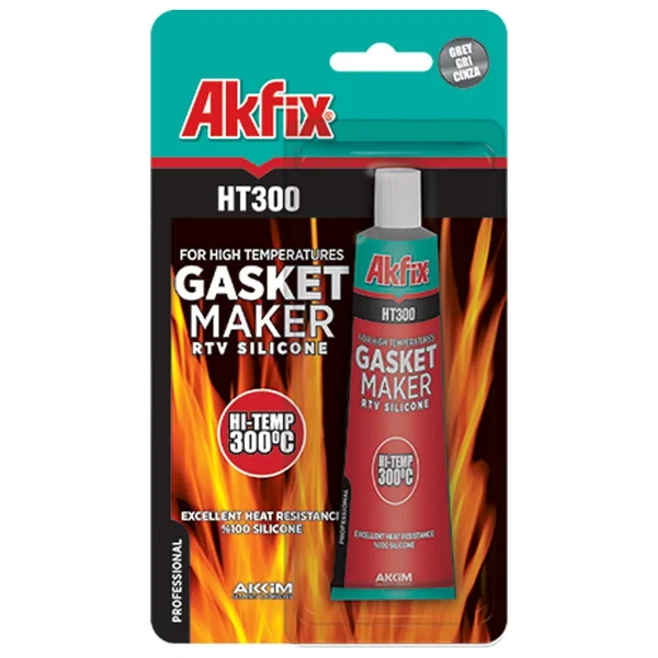Akfix Ht-300 50 Ml Kırmızı Silikon - Görsel 4