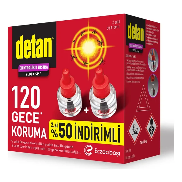 Detan Süper Elektrolikit Yedek 120 Gece - Görsel 2