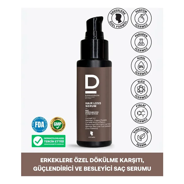 Dermoskin Dökülme Karşıtı Erkek 50 Ml Saç Serumu - Görsel 3