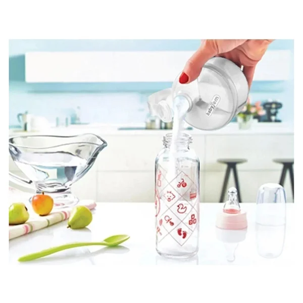 Babyjem Beyaz Katlı Toz Mama Kabı - Görsel 10