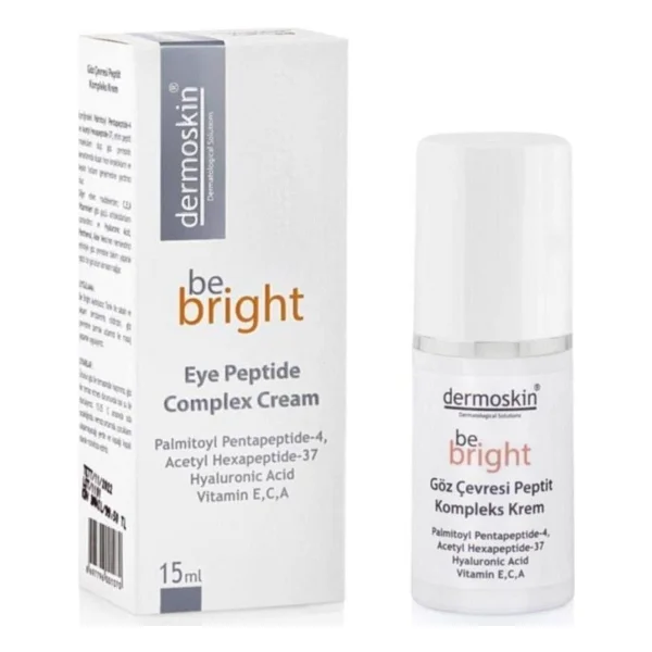 Dermoskin Be Bright Göz Çevresi Peptit Kompleks Krem 15 Ml - Görsel 6