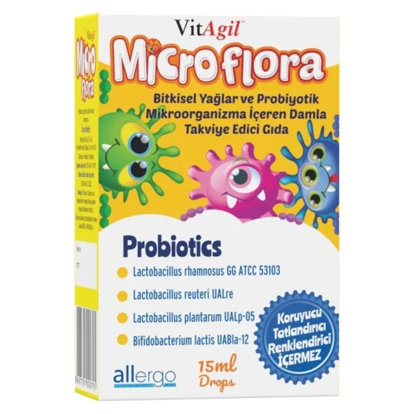 Vitagil Microflora 15 Ml Probiyotik Damla - Görsel 4