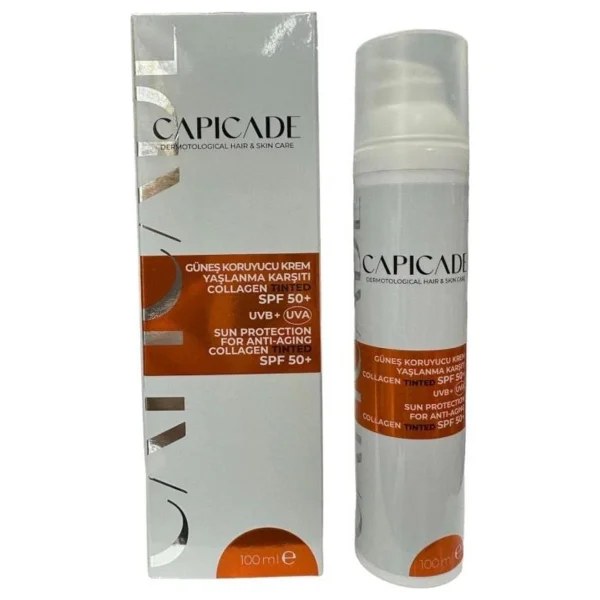 Capicade Kolajen 100 Ml 50 Faktör Renkli Güneş Kremi - Görsel 7