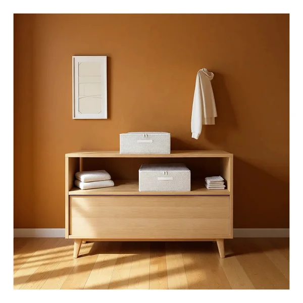 Home Wave 2'li Gri Pötikare Destekli Kutu Hurç Set 45 X 55 X 18 Cm - Görsel 10