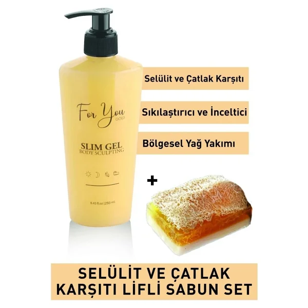 For You Gold Slim Jel Sıkılaştırıcı, Toparlayıcı, Çatlak Karşıtı Ve Selülit Kremi - Görsel 9