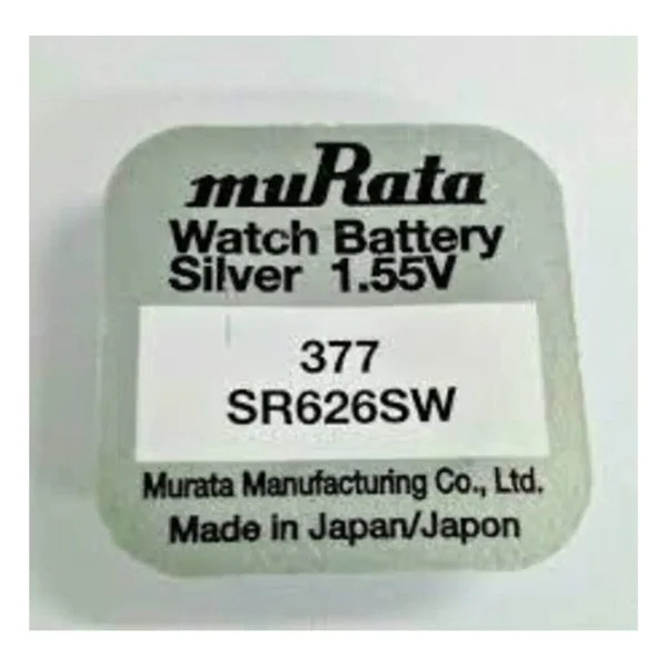 Murata Sony Sr626sw 377a Saat Cihaz Pili - Görsel 7