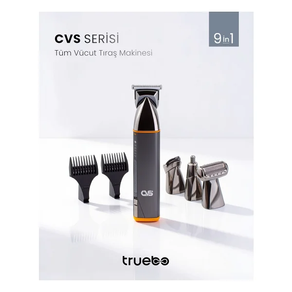 Cvs - Truebo Serisi 9 İn 1 Tüm Vücut Tıraş Makinesi - Görsel 5