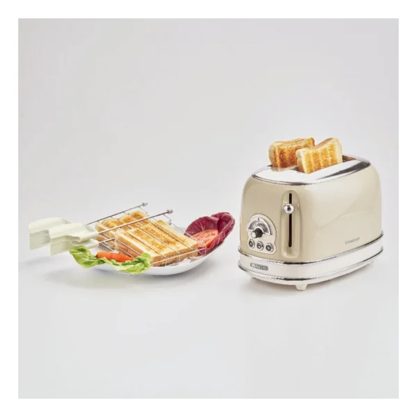 Ariete Vintage Krem Ekmek Kızartma Makinesi - Görsel 3