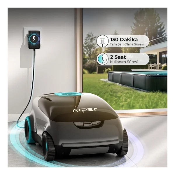 Aiper Scuba E1 Kablosuz Havuz Temizleme Robotu - Görsel 7