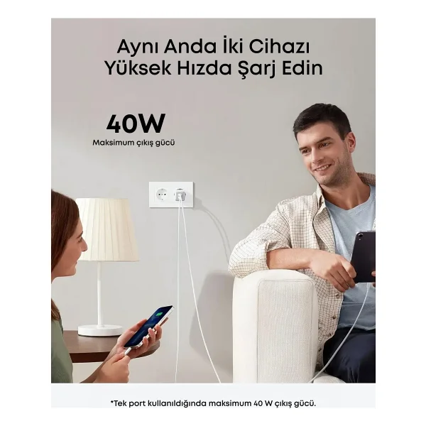 Anker Nano Pro 521 40 W Hızlı Şarj Adaptörü - Görsel 3