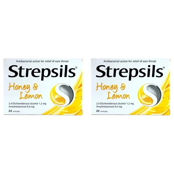 Strepsils Bal Ve Limon Aromalı 24'lü Pastil 2 Adet - Görsel 2