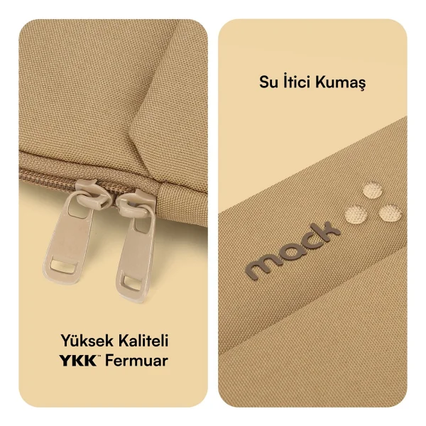 Mack Nova Eco Mce-1513 Bej 15.6" Laptop Çantası - Görsel 9