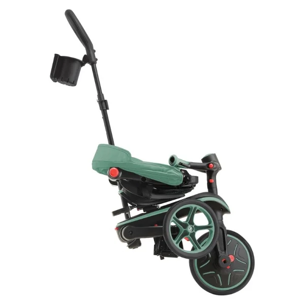 Globber Explorer 4 İn 1 Zeytin Yeşili Katlanabilir Bebek Bisikleti - Görsel 8