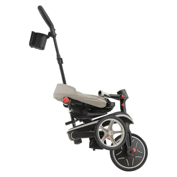 Globber Explorer 4 İn 1 Koyu Bej Katlanabilir Bebek Bisikleti - Görsel 6