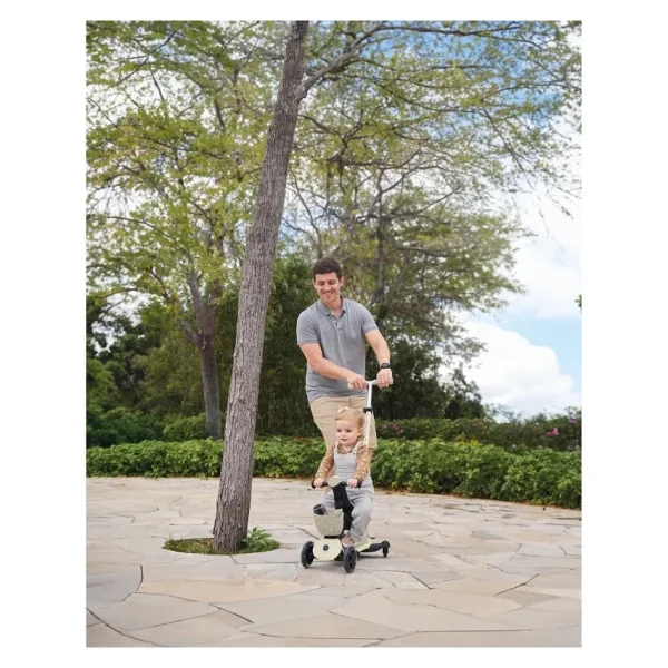 Globber Go Up Baby 360 Işıklı Bej 3 Tekerlekli Oturaklı Çocuk Scooter - Görsel 7