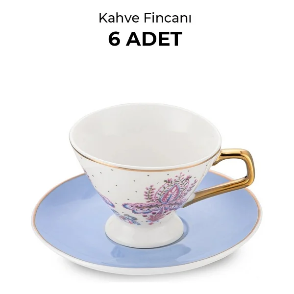 Emsan Arsel 6 Kişilik Kahve Fincan Takımı - Görsel 7