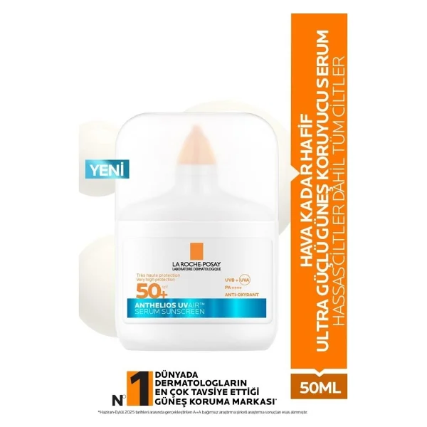 La Roche-Posay Anthelios Uvair Serum Solaire 50 Ml 50 Faktör Güneş Serumu - Görsel 9