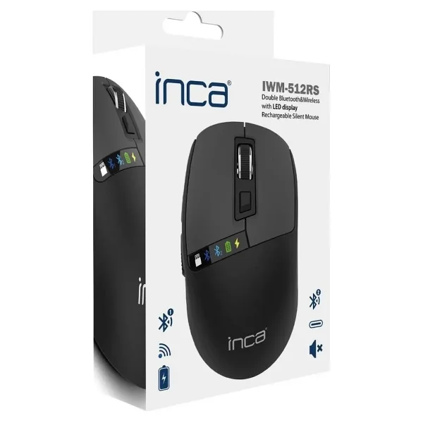 Inca Iwm-512rs Şarjlı Sessiz Optik Kablosuz Mouse - Görsel 9