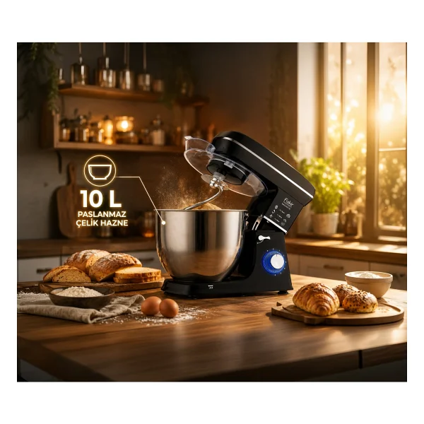 Fakir Maxychef 2000W 10 lt Stand Mikser - Görsel 2