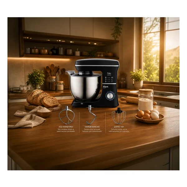 Fakir Maxychef 2000W 10 lt Stand Mikser - Görsel 4