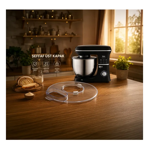 Fakir Maxychef 2000W 10 lt Stand Mikser - Görsel 6