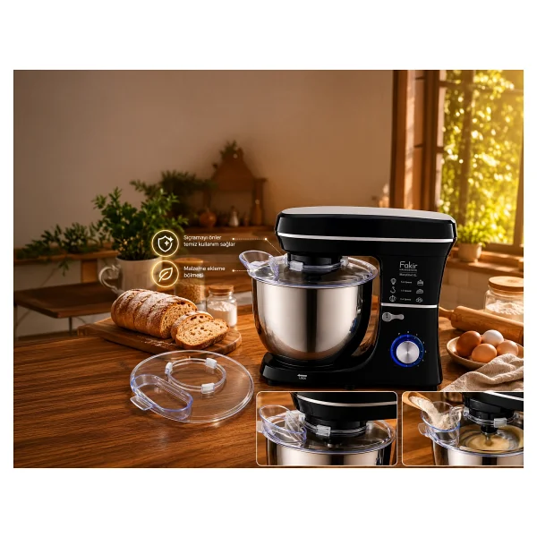 Fakir Maxychef 2000W 10 lt Stand Mikser - Görsel 8