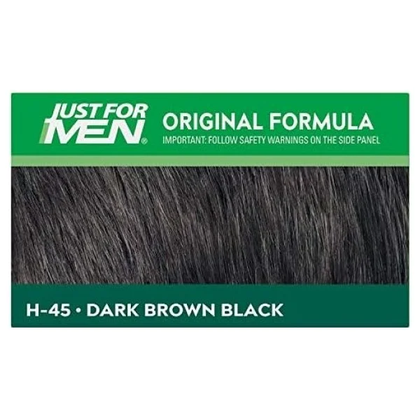 Just For Men H-45 Koyu Kahverengi Siyah Saç Boyası - Görsel 2